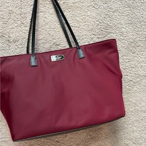 Elegant late Burgundy Tote Bag
